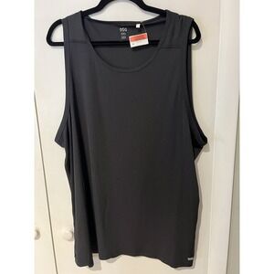 NWOT DSG Men's Tank Top Pure Black Size XXL Running Training Gymwear Activewear